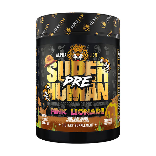 SuperHuman Pre - Pink Lemonade - 21 Servings - New Formula