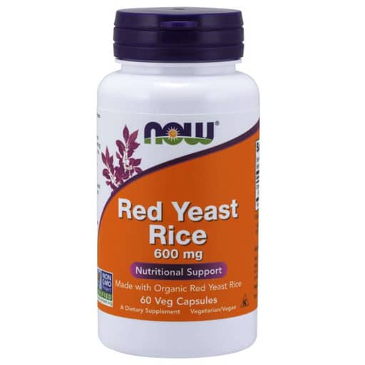 Red Yeast Rice By NOW, 600 mg, 60 Veg Caps