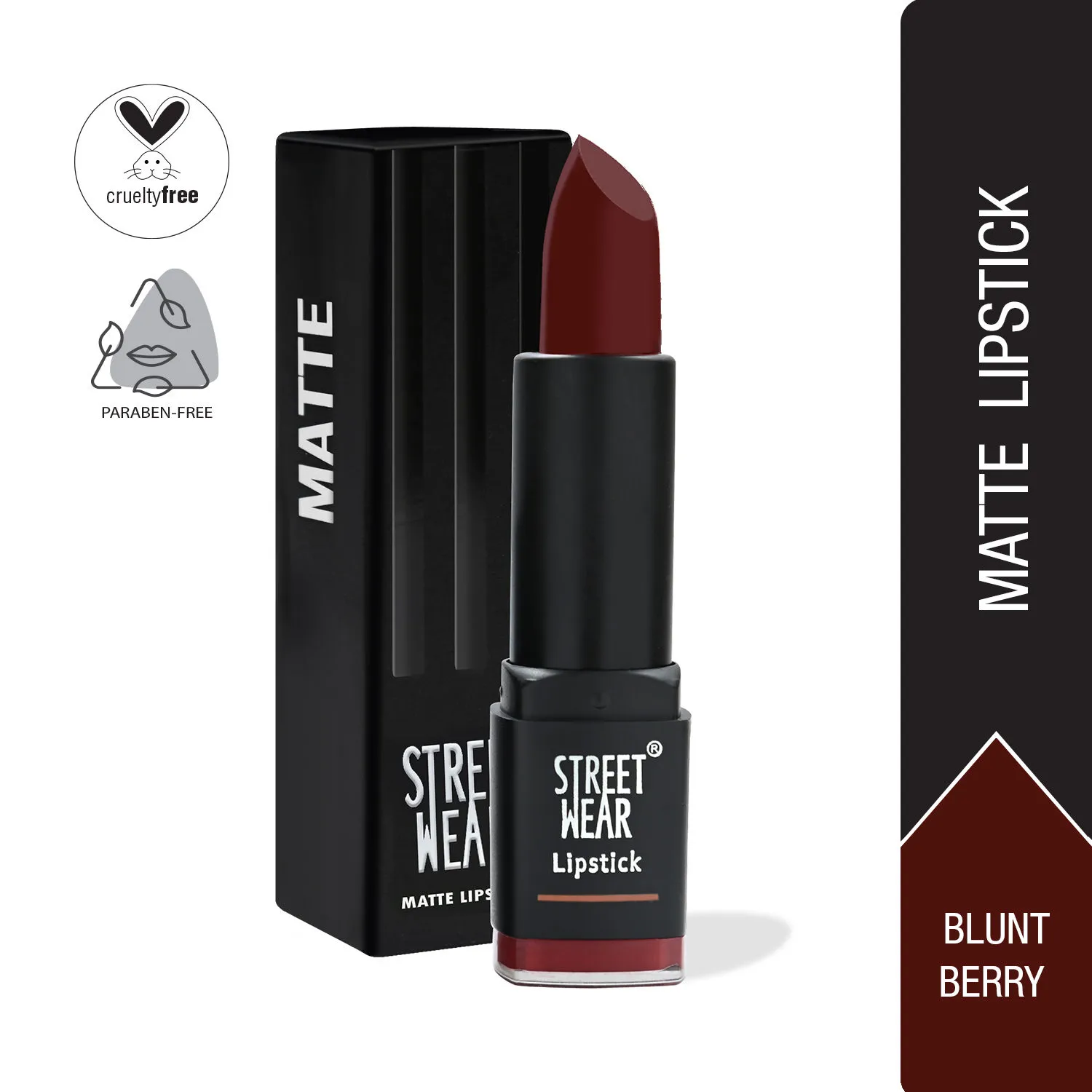 Street Wear Matte Lipstick - Blunt Berry