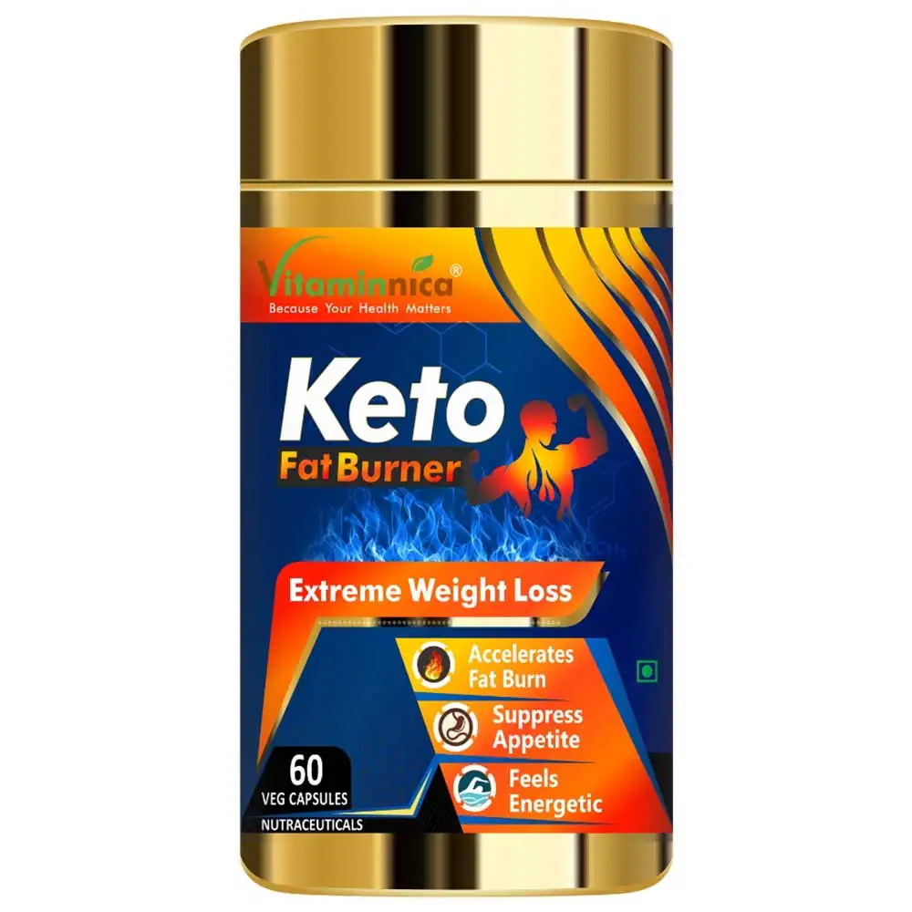 Vitaminnica Keto Fat Burner,  60 veggie capsule(s)  Unflavoured