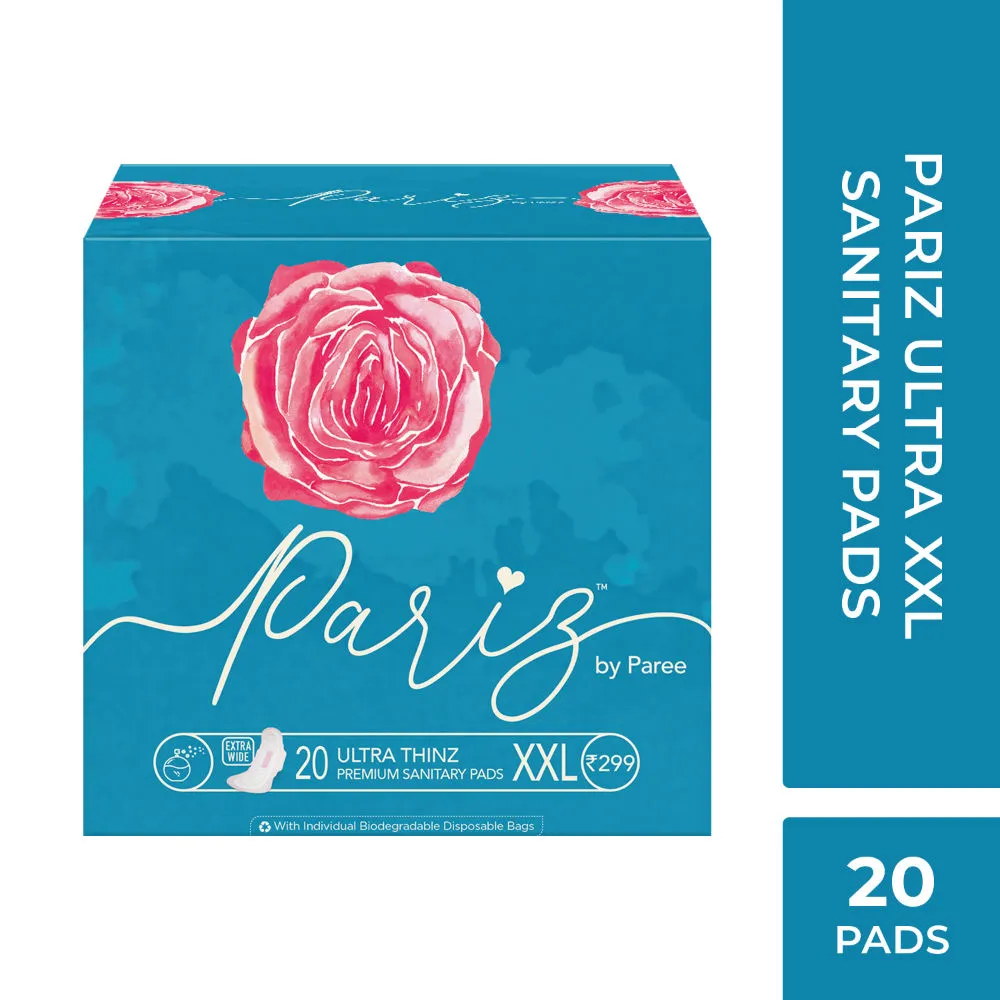 Paree Pariz Ultra Thinz Premium 20 Sanitary Pads - XXL