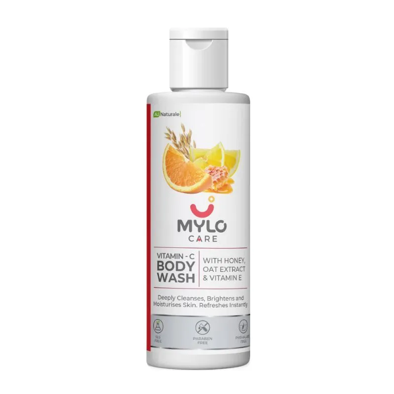 Mylo Care Vitamin C Body Wash Contains Vitamin C + E And Honey For Refreshing & Glowing Skin