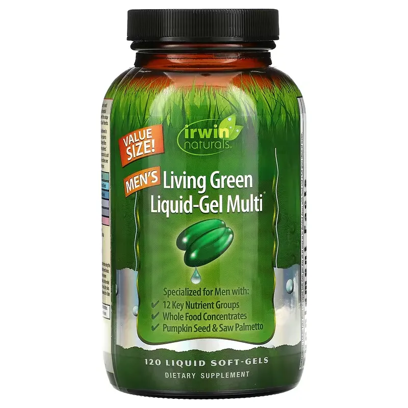 Men's Living Green Liquid-Gel Multi, 120 Liquid Soft-Gels