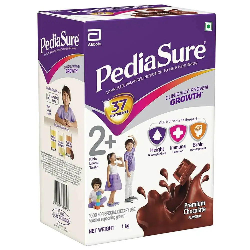 PediaSure Sure Growth Kids Nutrition,  1 kg  Premium Chocolate