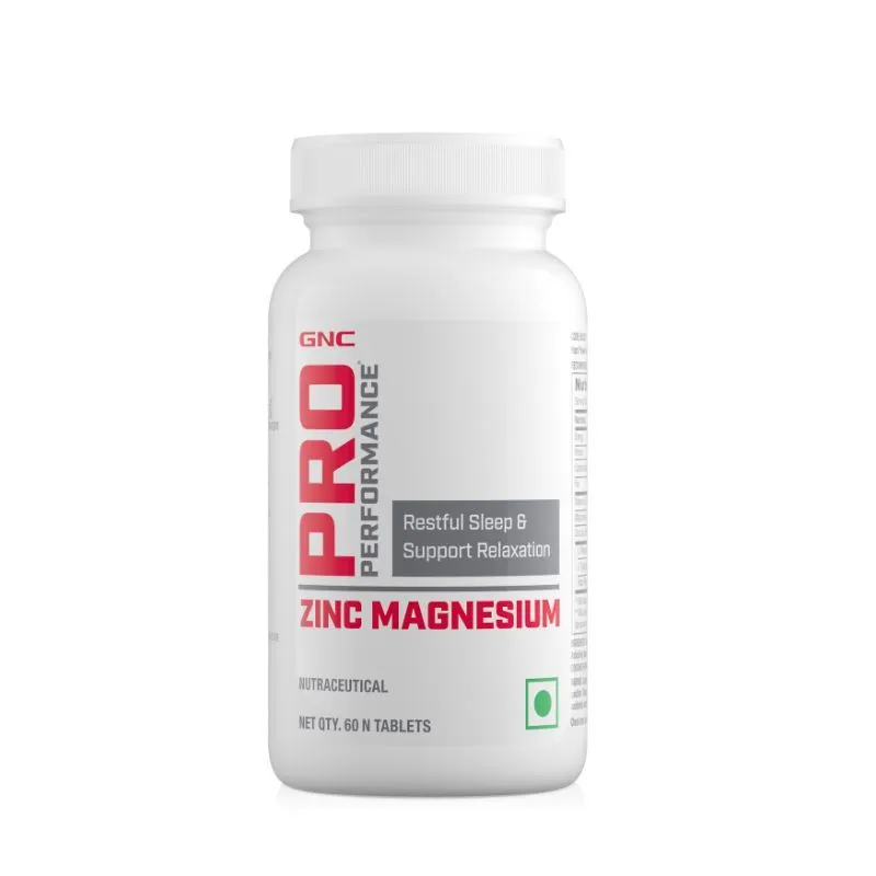 GNC Pro Performance Zinc Magnesium Amino (ZMA) Complex - 60 Tablets