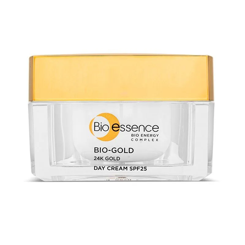 Bio-essence Bio-Gold Day Cream SPF25/PA+++ With Visible Pure 24K Gold -Non-greasy Moisturizer