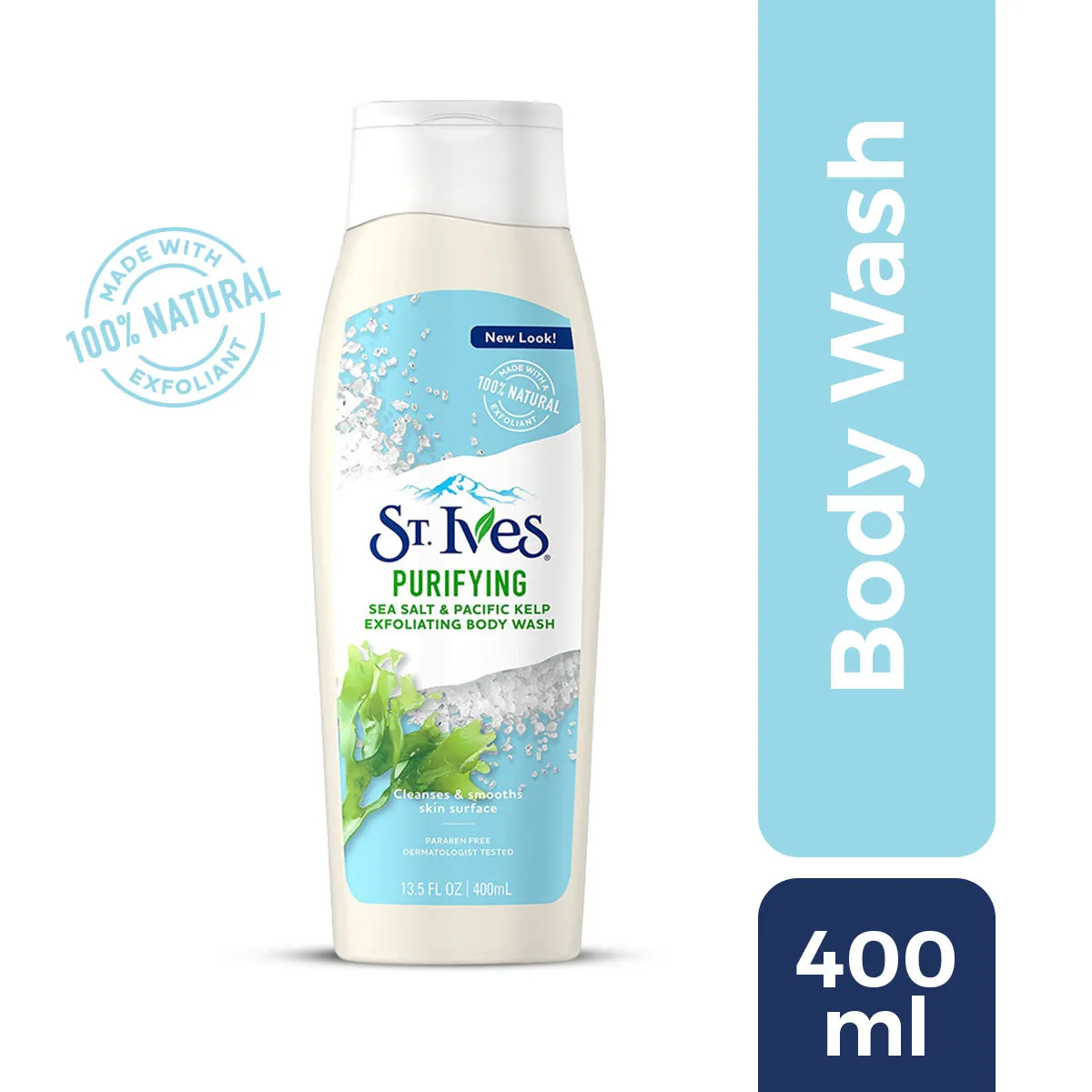 St. Ives Purifying Sea Salt & Pacific Kelp Exfoliating Body Wash