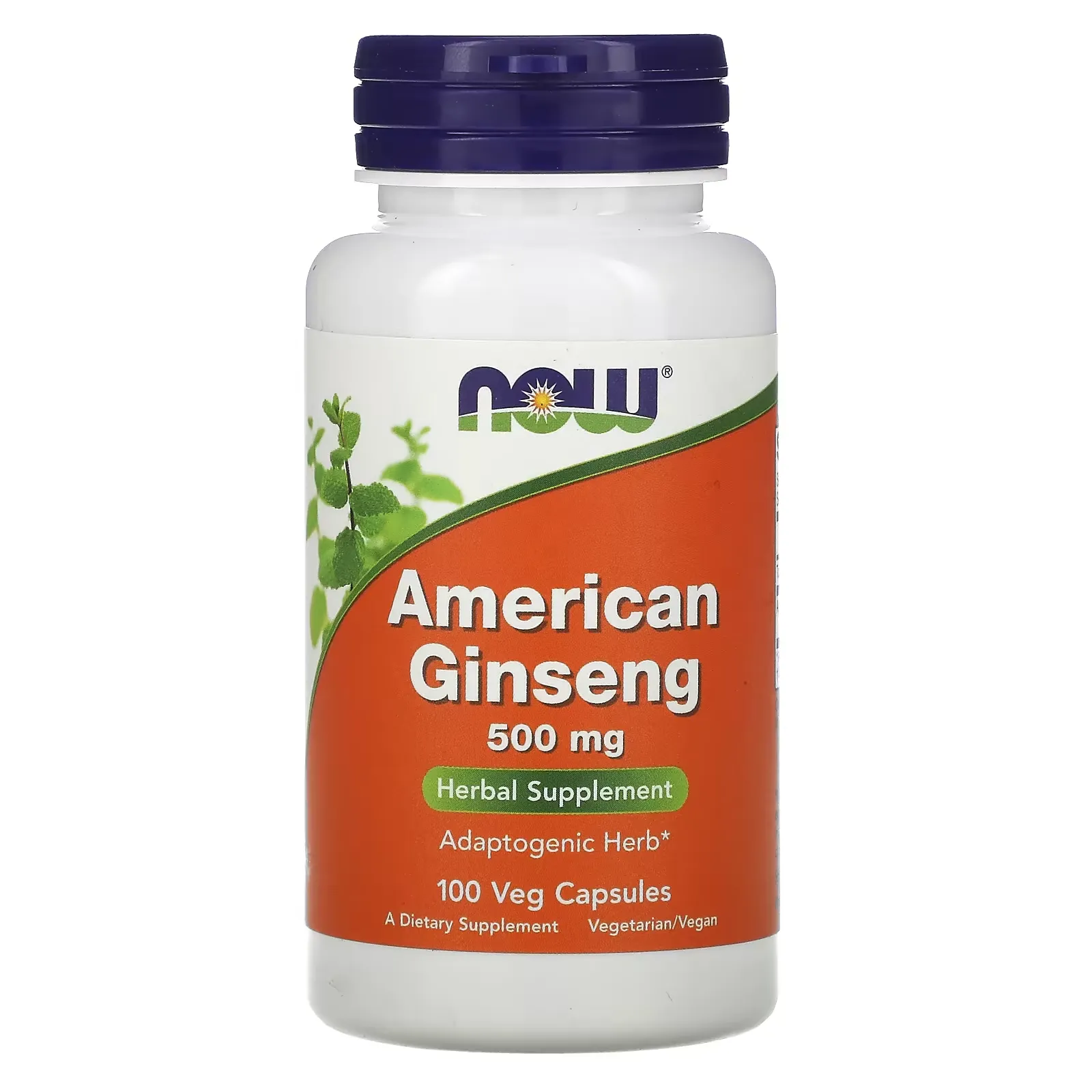 American Ginseng, 500 mg, 100 Veg Capsules