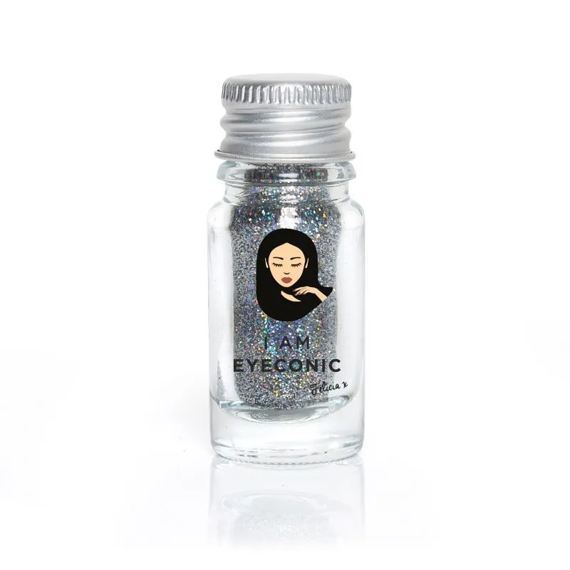 I AM EYECONIC Fine Cosmetic Glitters - Platinum