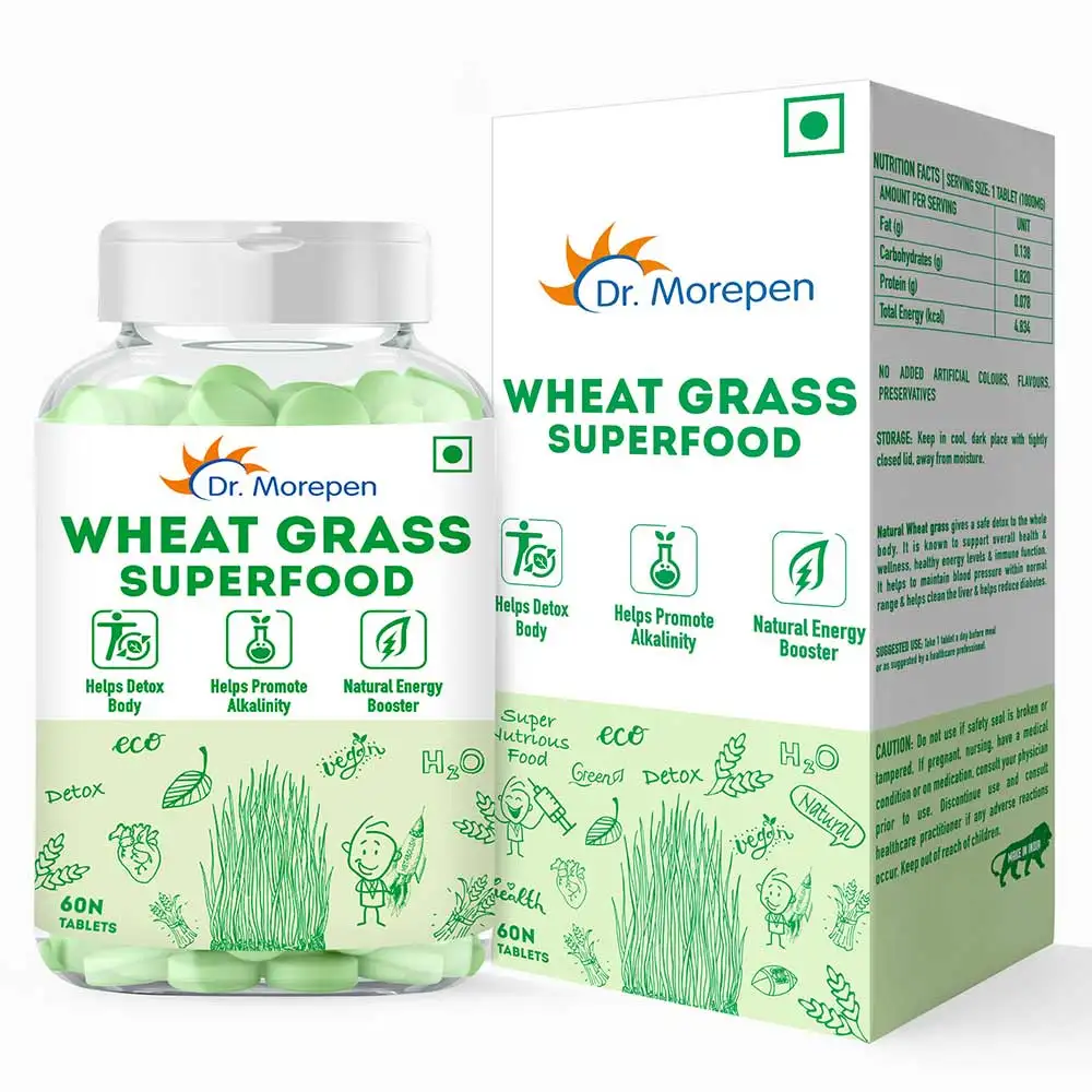 Dr. Morepen Wheat Grass Superfood,  60 tablet(s)