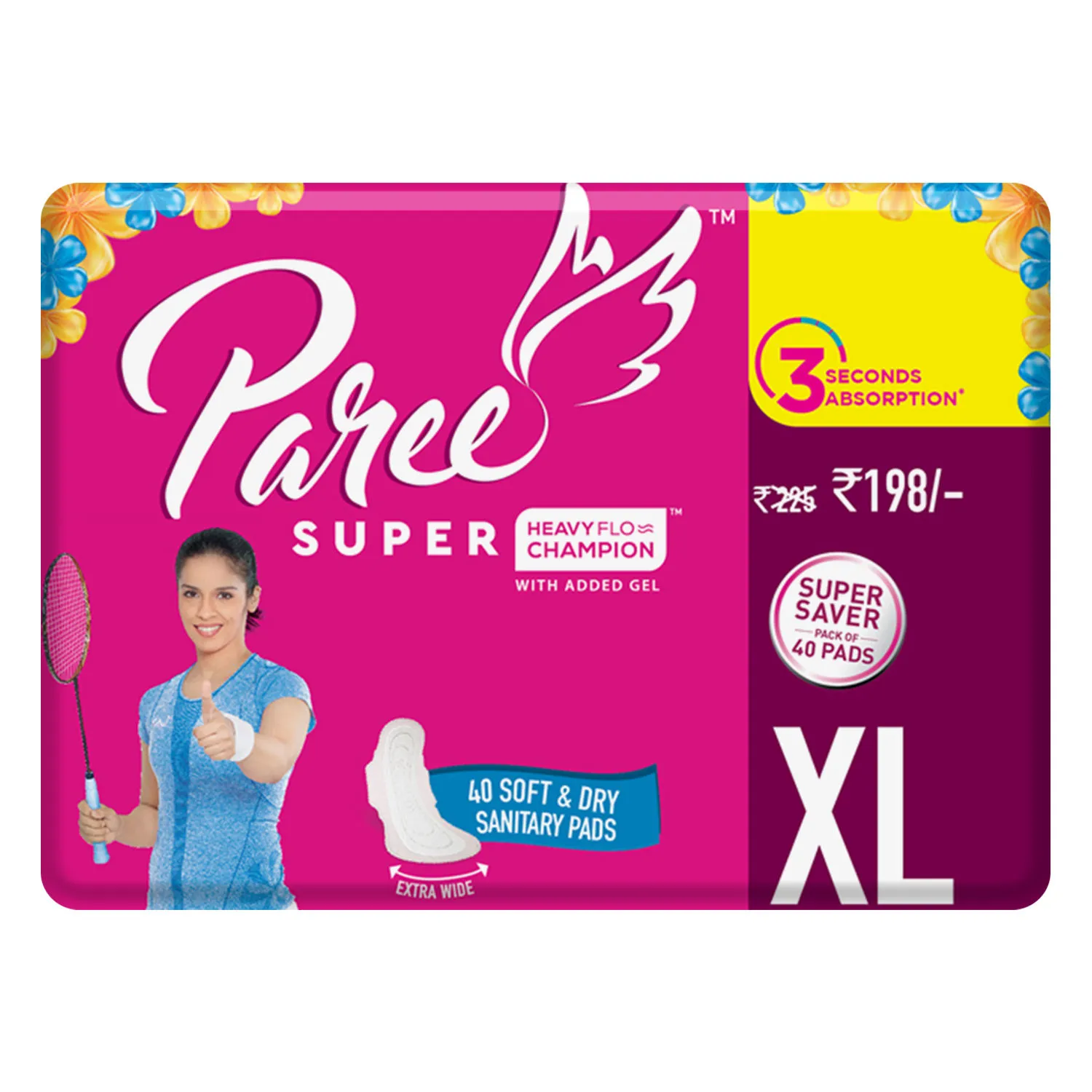 Paree Super Soft 20 Sanitary Pads - XL