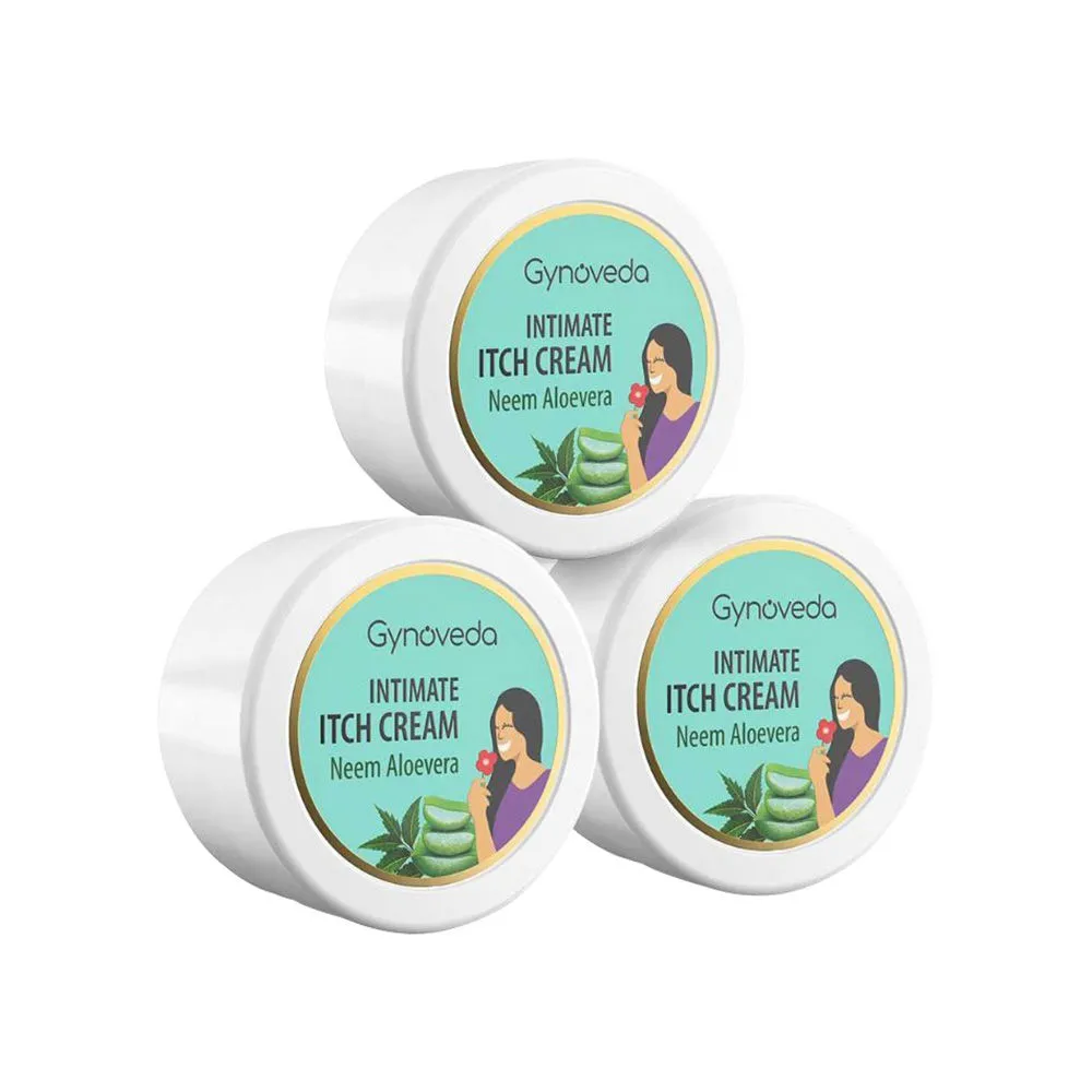 Gynoveda Intimate Itch Cream, with Neem Aloevera Extracts-Kalpha Pack Of 3