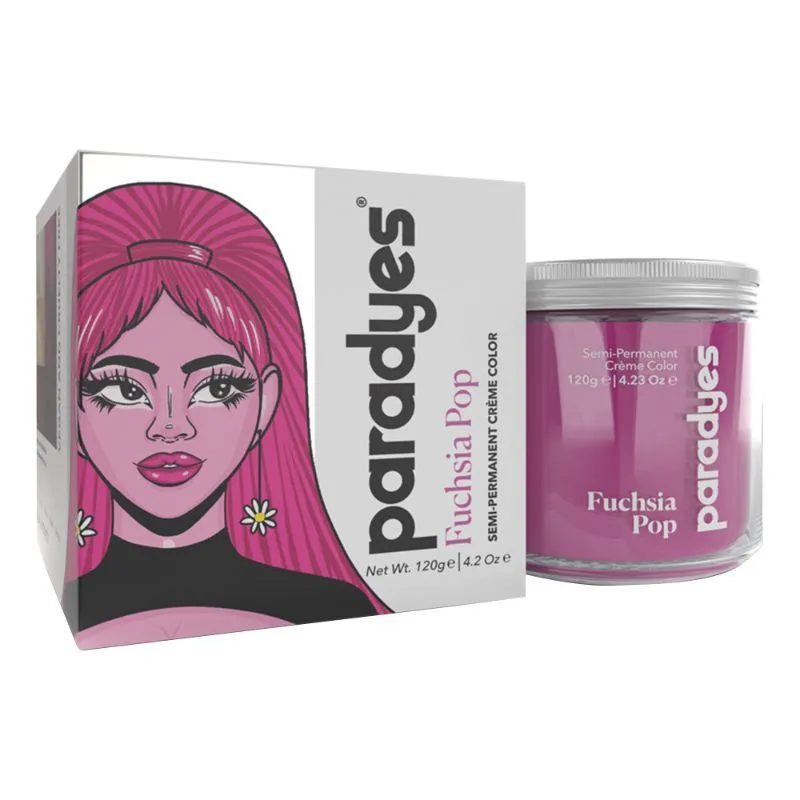 Paradyes Hair Color Jar - Fuchsia Pop