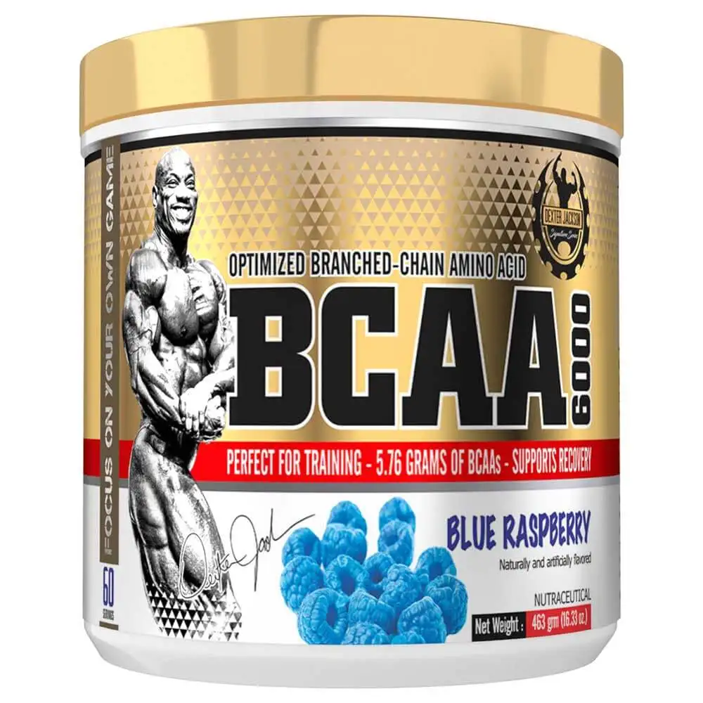 Dexter Jackson BCAA 6000,  1.02 lb  60 Servings  Blue Raspberry