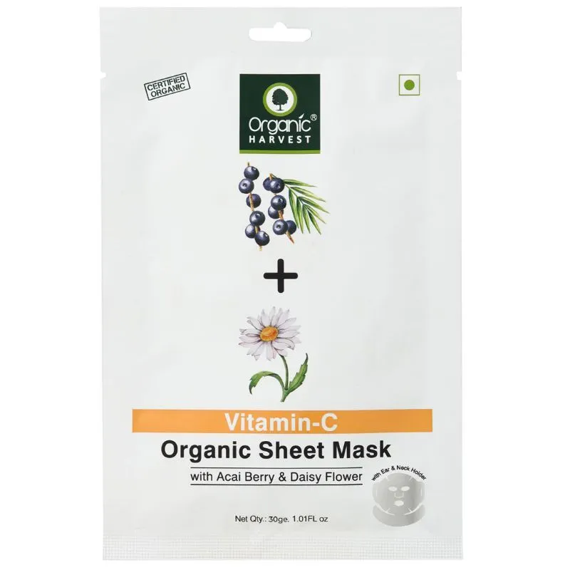 Organic Harvest Vitamin-C Organic Sheet Mask