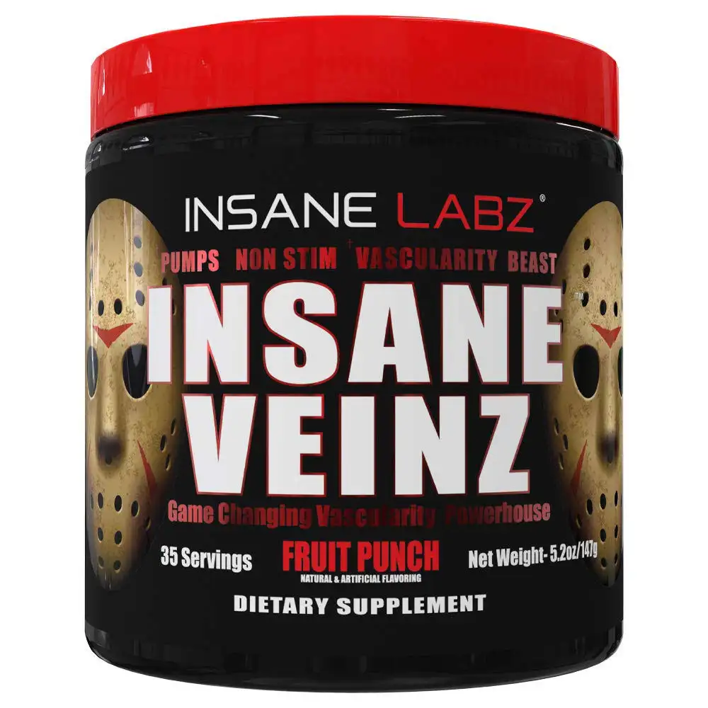 Insane Labz Insane Veinz,  0.33 lb  Fruit Punch