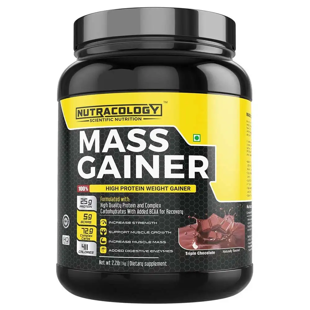 Nutracology Mass Gainer,  2.2 lb  Triple Chocolate