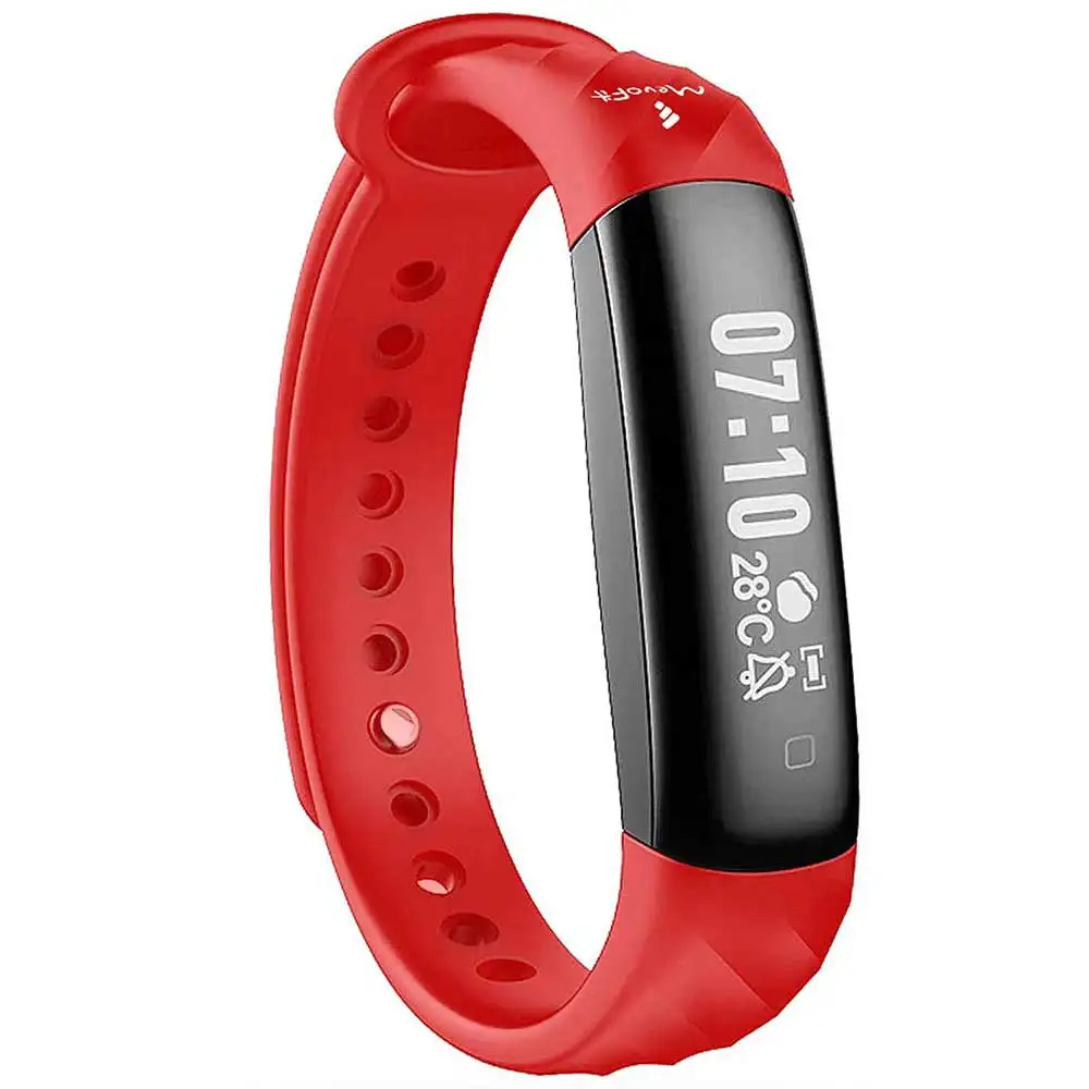 MevoFit Slim Fitness Band,  Red