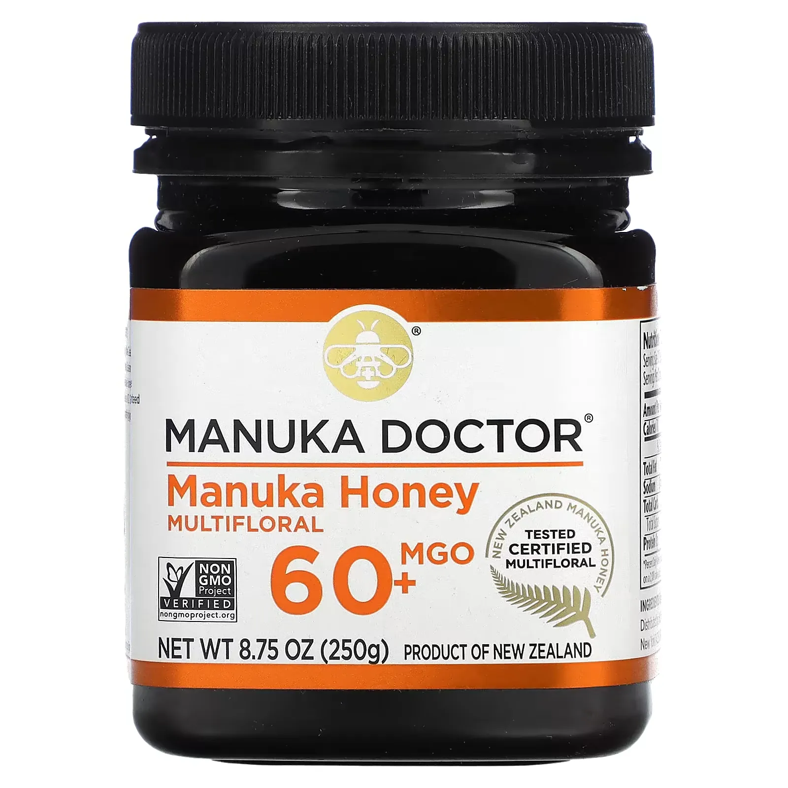 Manuka Honey Multifloral, MGO 60+, 8.75 oz (250 g)