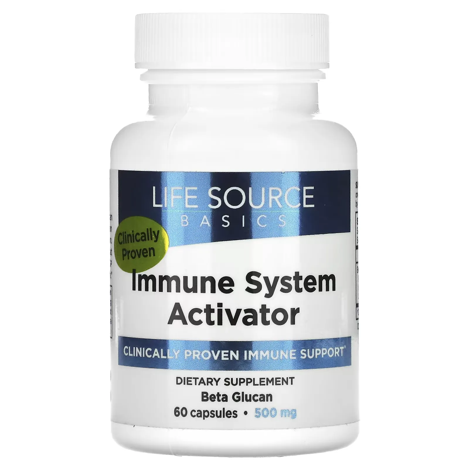 Immune System Activator, 500 mg, 60 Capsules