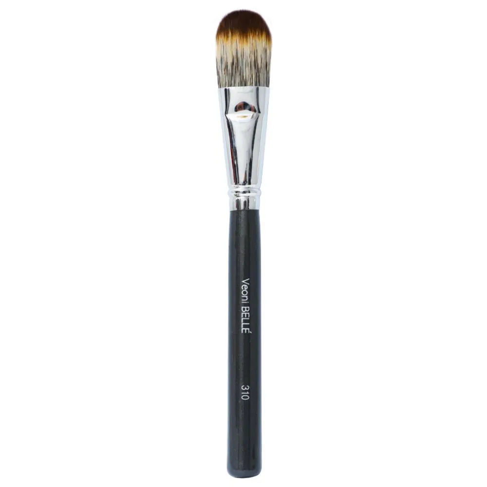 Veoni Belle Foundation Brush - Metallic Grey