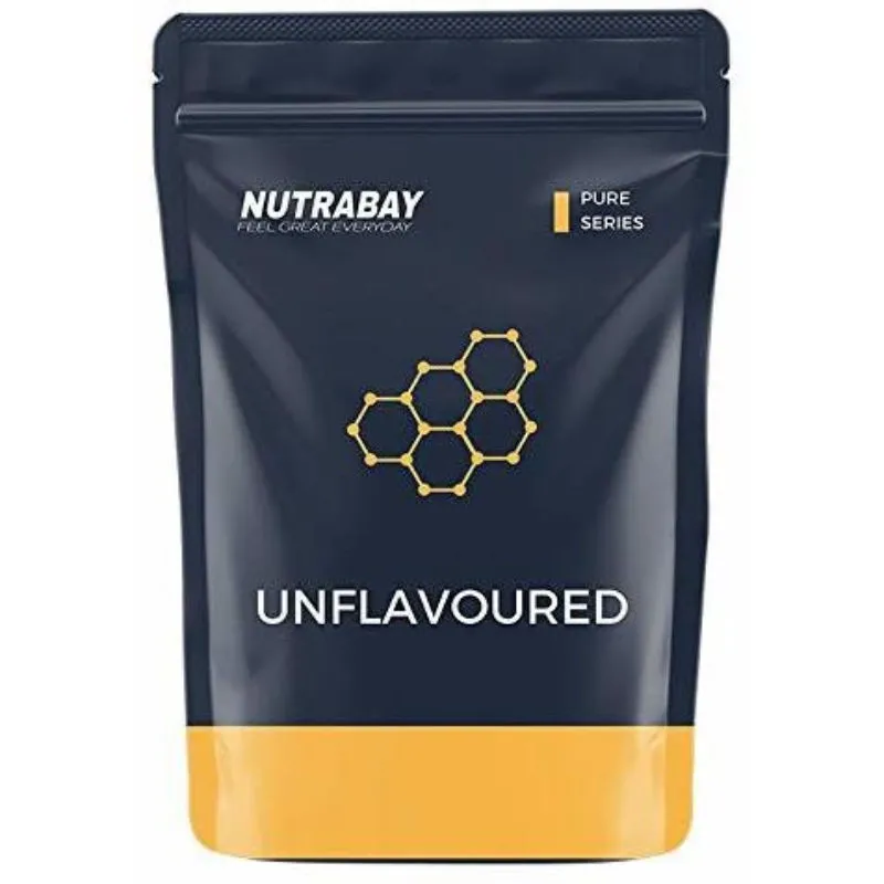 Nutrabay Pure 100% Whey Protein (extended Release): Casein Alternative - Unflavoured