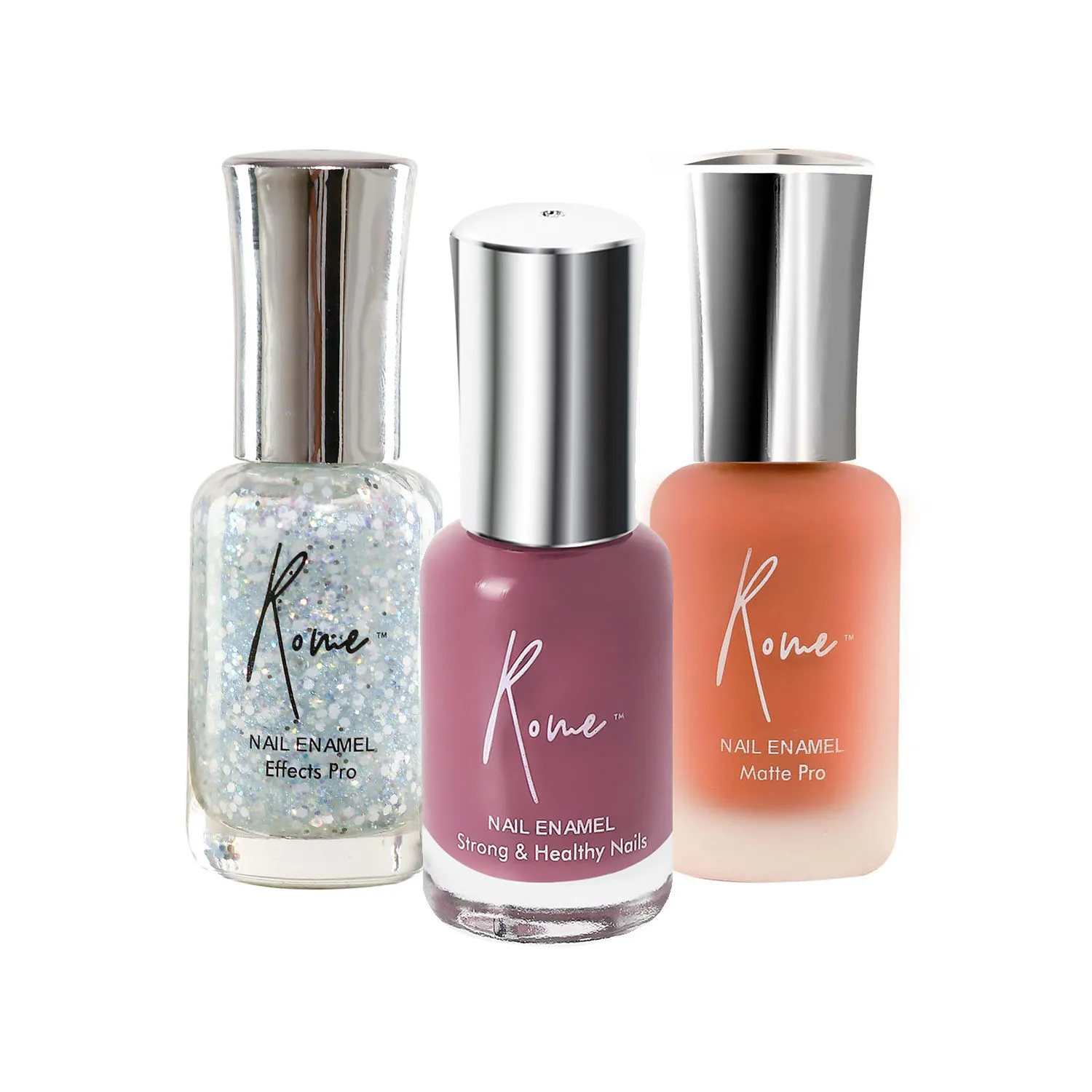 Rome Nail Enamel Set Of 3 (Sea Glam+ Halloween+ Ruby Rush)