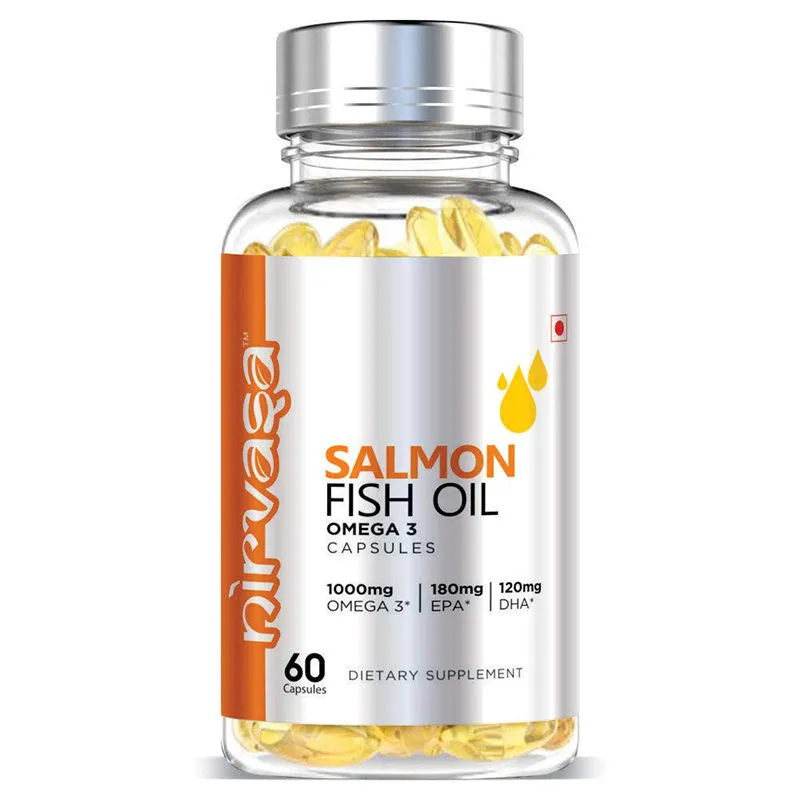 Nirvasa Salmon Fish Oil Capsules With Omega 3