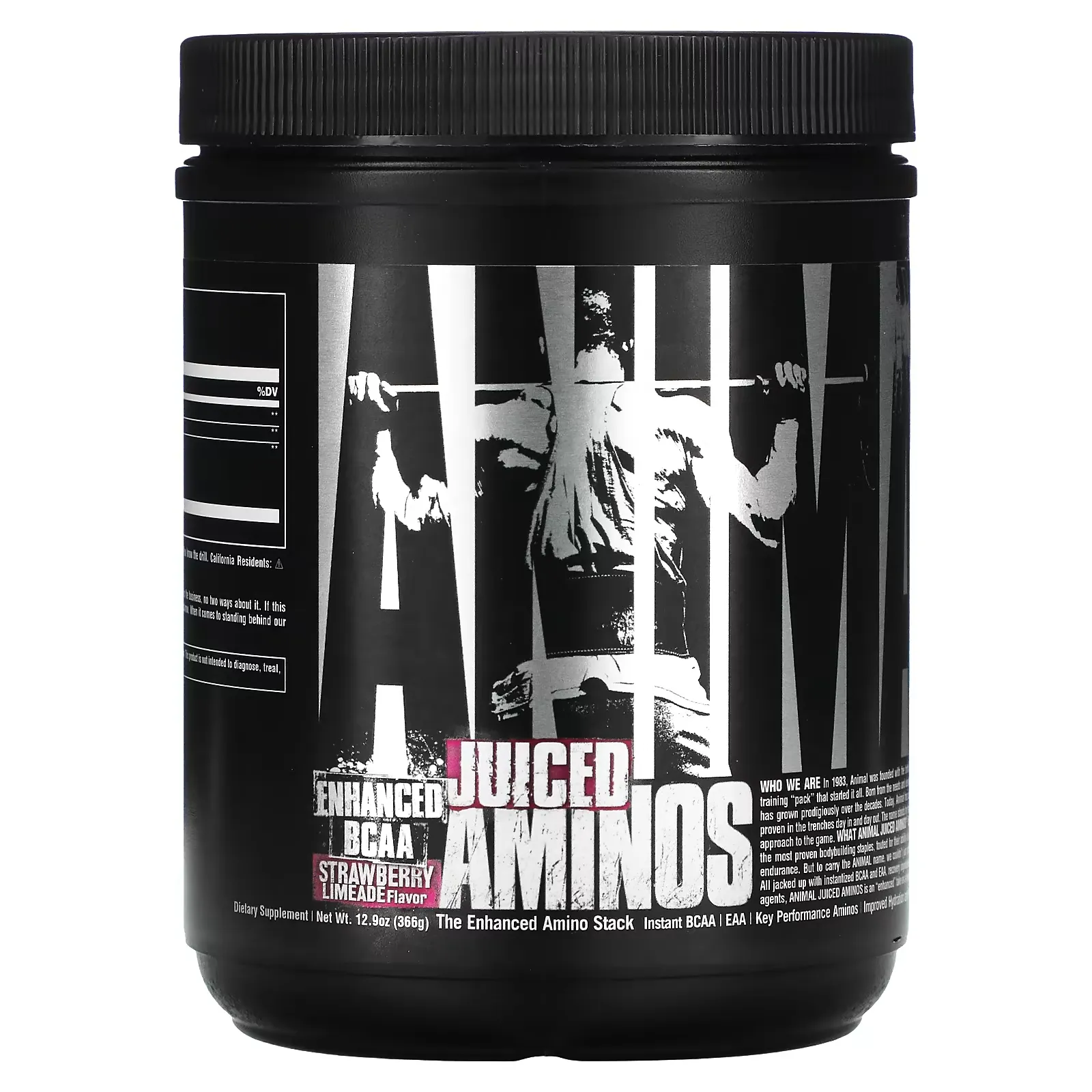 Animal Juiced Aminos, Strawberry Limeade, 12.9 oz (366 g)