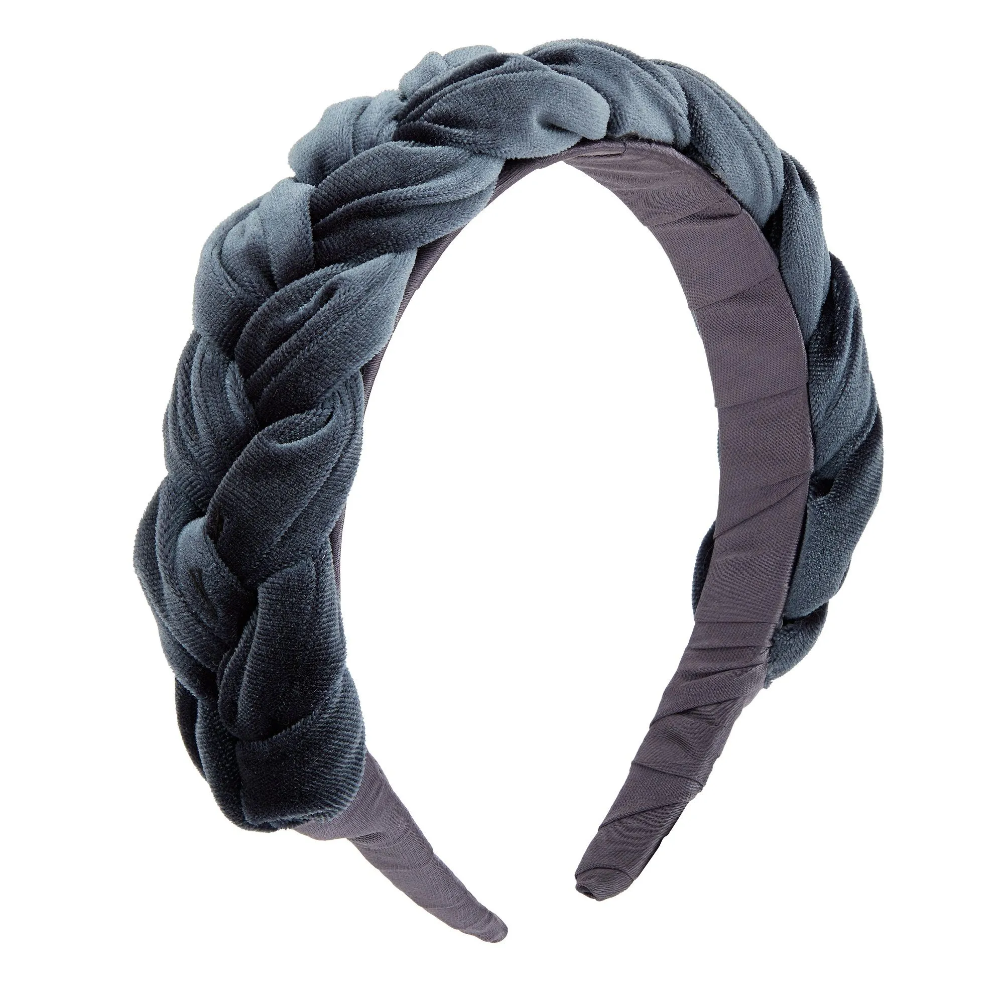 Accessorize London Oversized Plaited Velvet Headband