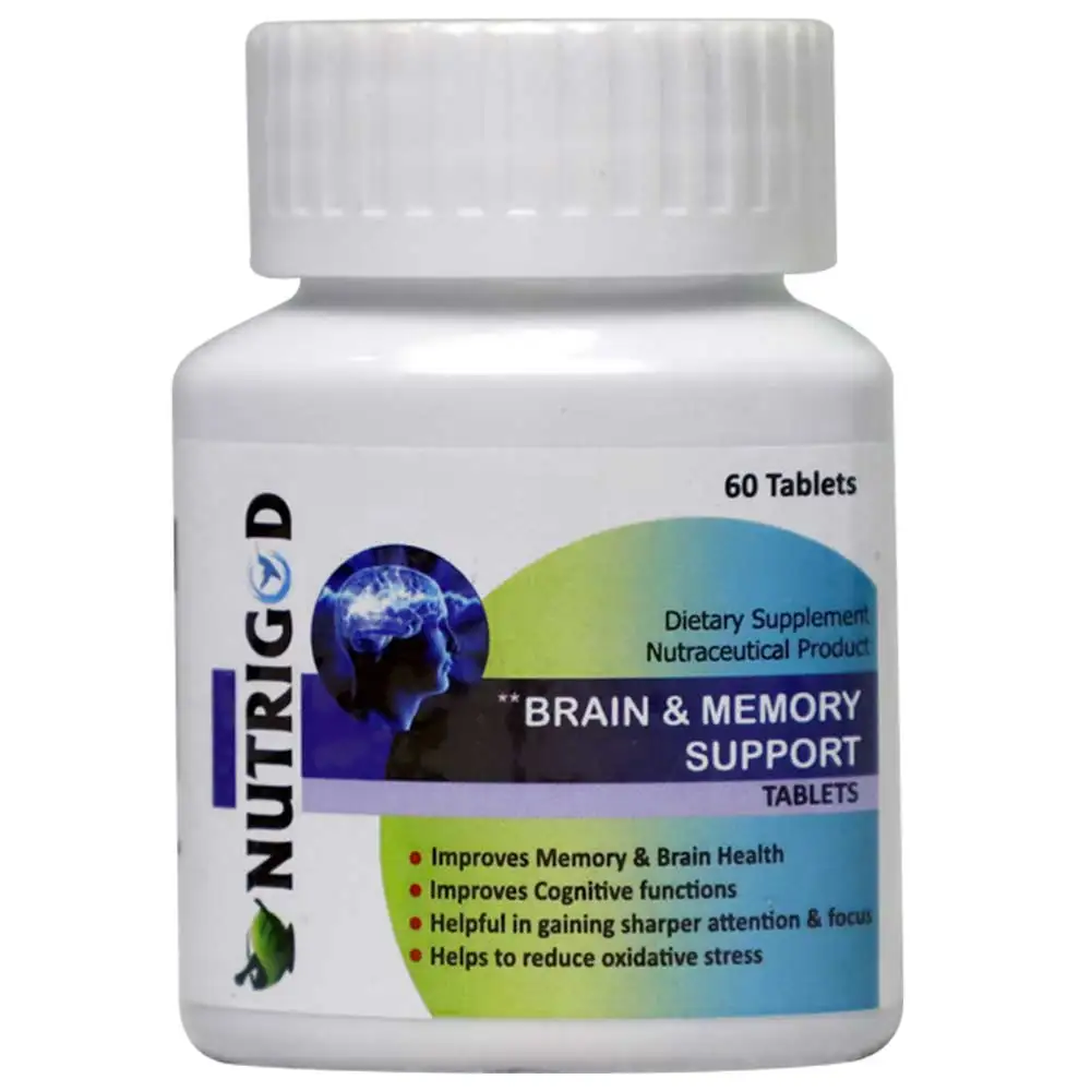 Nutrigod Brain & Memory Support,  60 tablet(s)