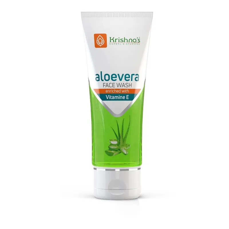 Krishna's Herbal & Ayurveda Aloevera Face Wash Gel