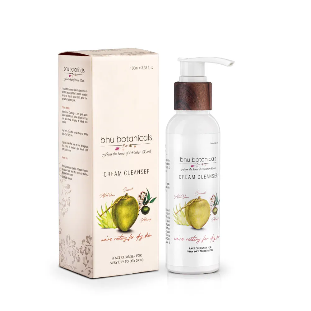 Bhu Botanicals Cream Cleanser Face Wash