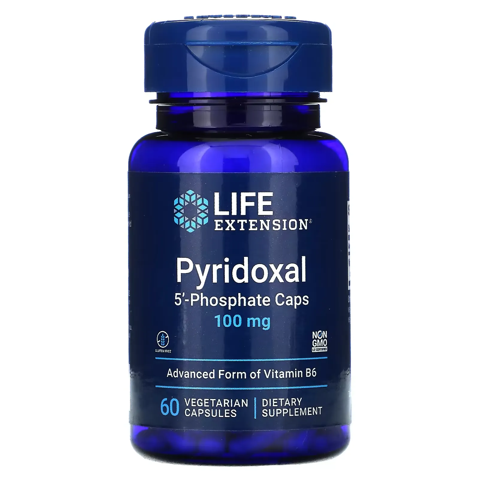 Pyridoxal 5'-Phosphate Caps, 100 mg, 60 Vegetarian Capsules