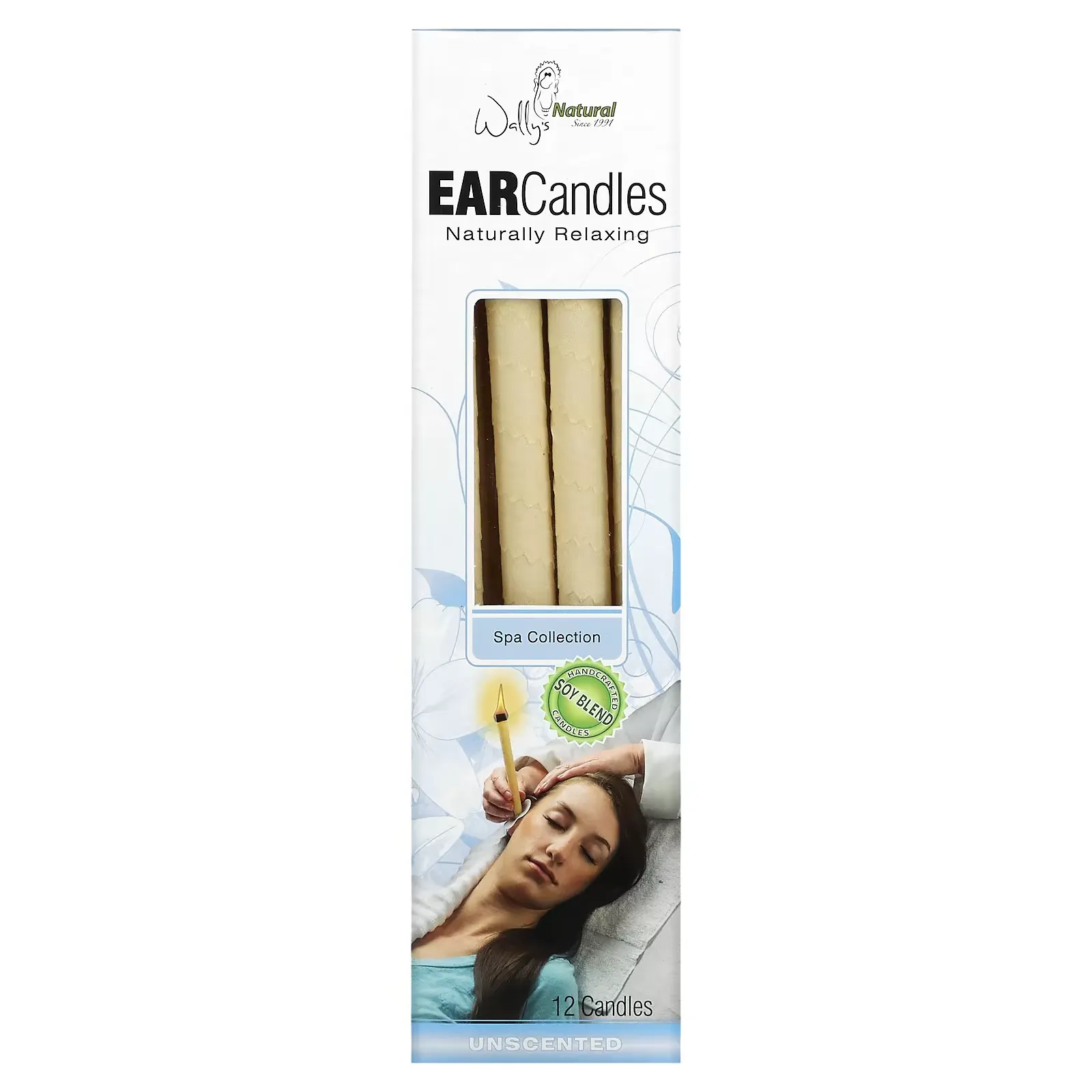 Ear Candles, Unscented, 12 Candles