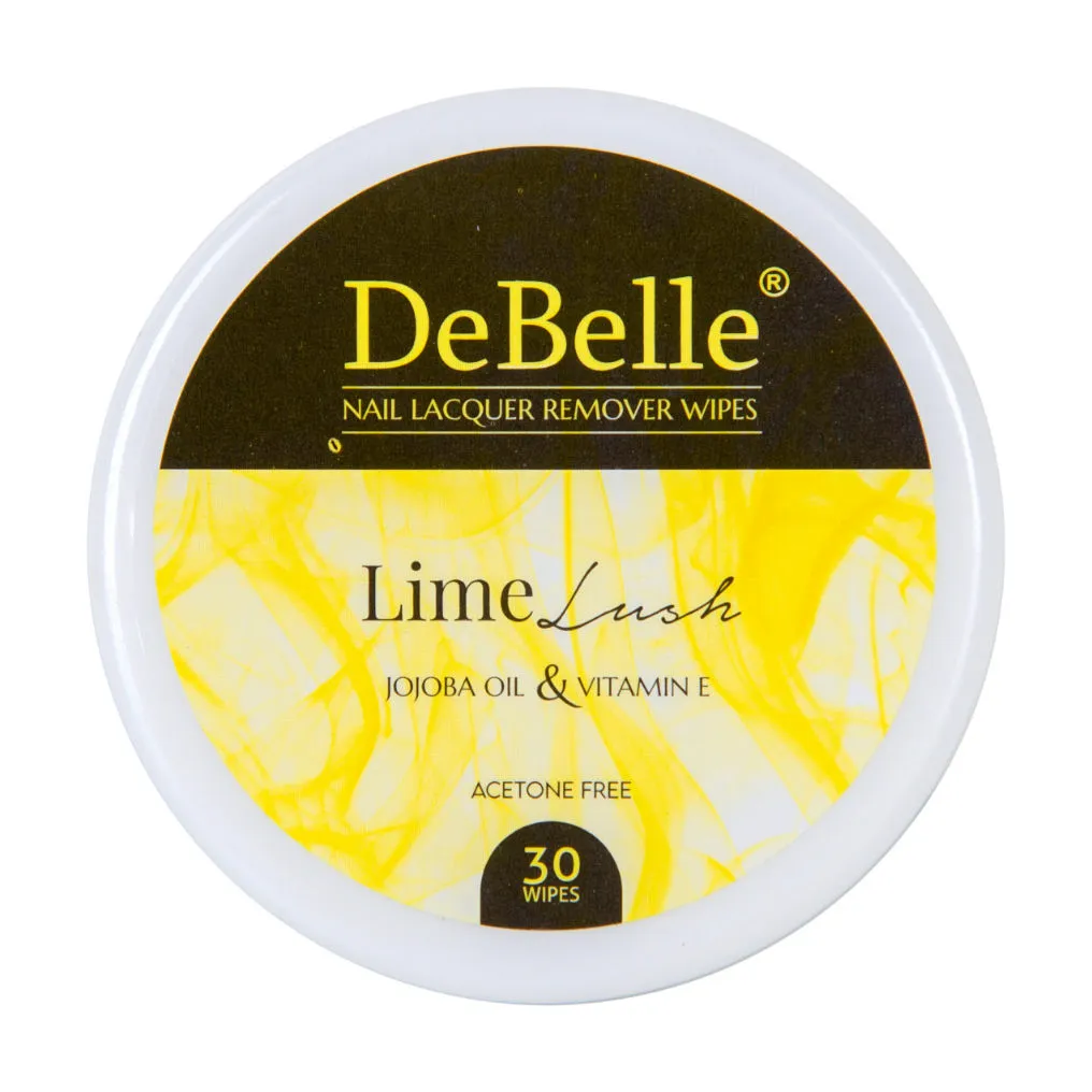 DeBelle Nail Lacquer Remover Wipes - Lime Lush