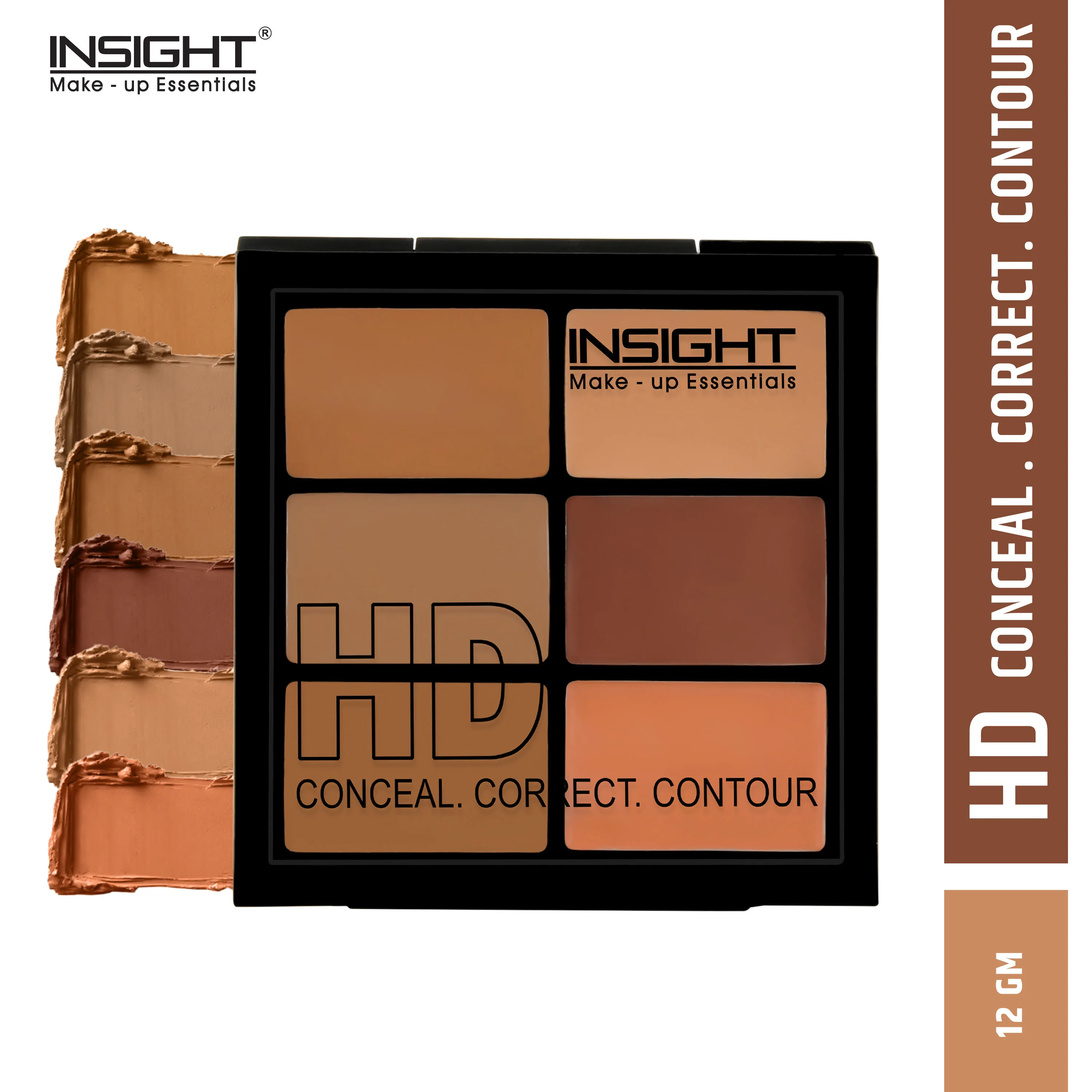 Insight Cosmetics Hd Conceal Correct Contour - Medium Skin