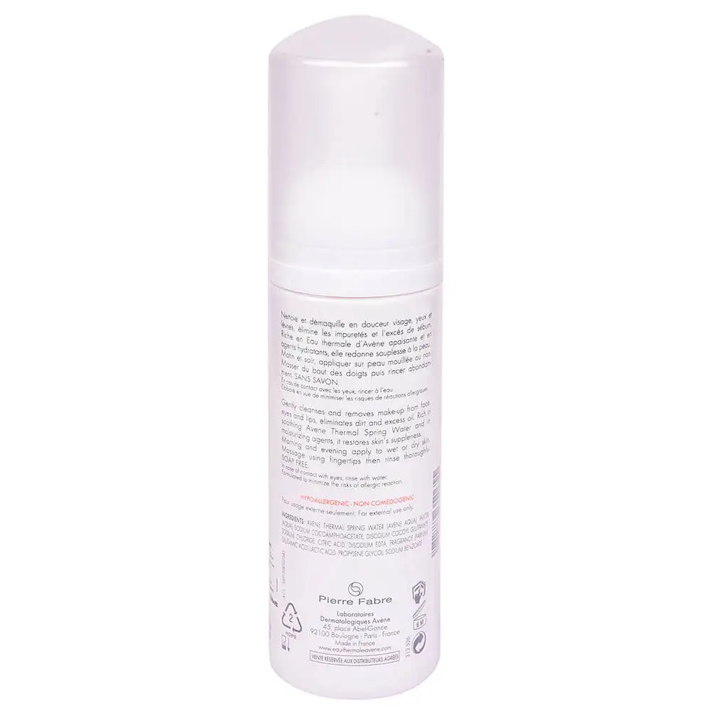 Avene Cleansing Foam,  150 ml  for Normal to Combination Sensitive Skin