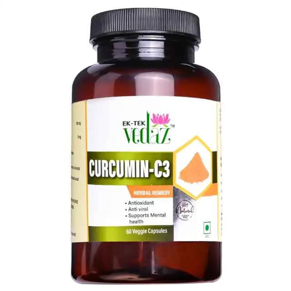 Ek-Tek Vedaz Curcumin C3,  60 veggie capsule(s)