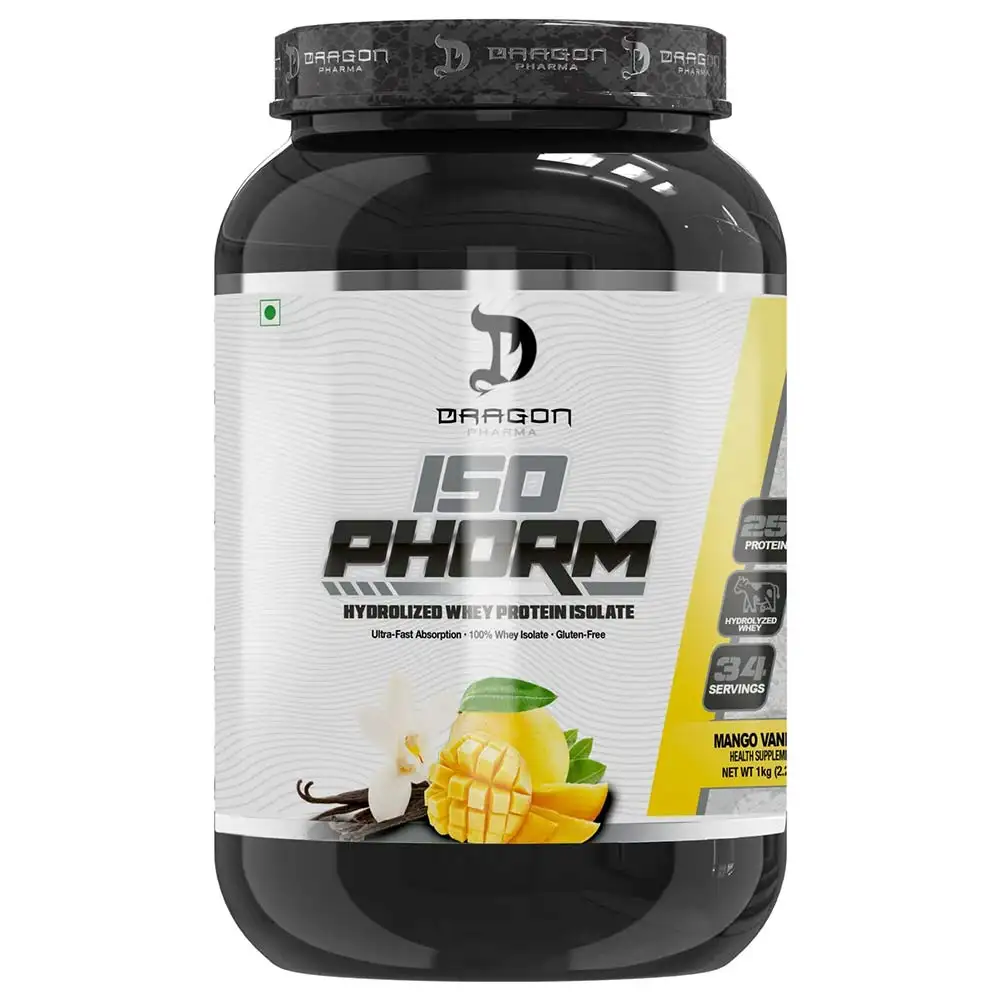 Dragon Pharma IsoPhorm Whey Protein Isolate,  2.2 lb  Mango Vanilla