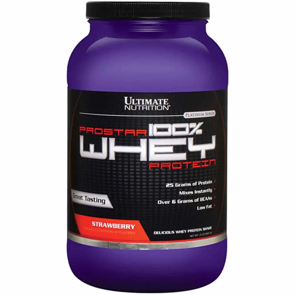 Ultimate Nutrition Prostar 100% Whey Protein,  2 lb  Strawberry