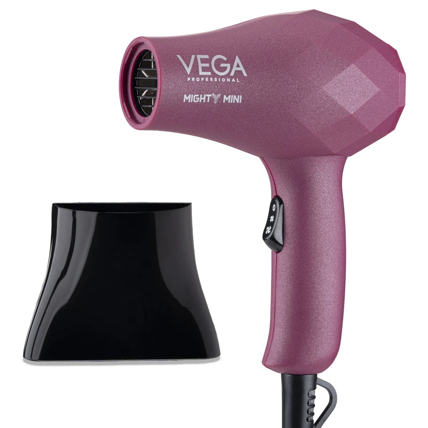 VEGA Professional Mighty Mini 1000-1200w Hair Dryer - Burgundy (VPPHD-06)