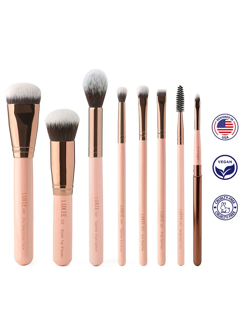 LUXIE Complete Face Set Rose Gold