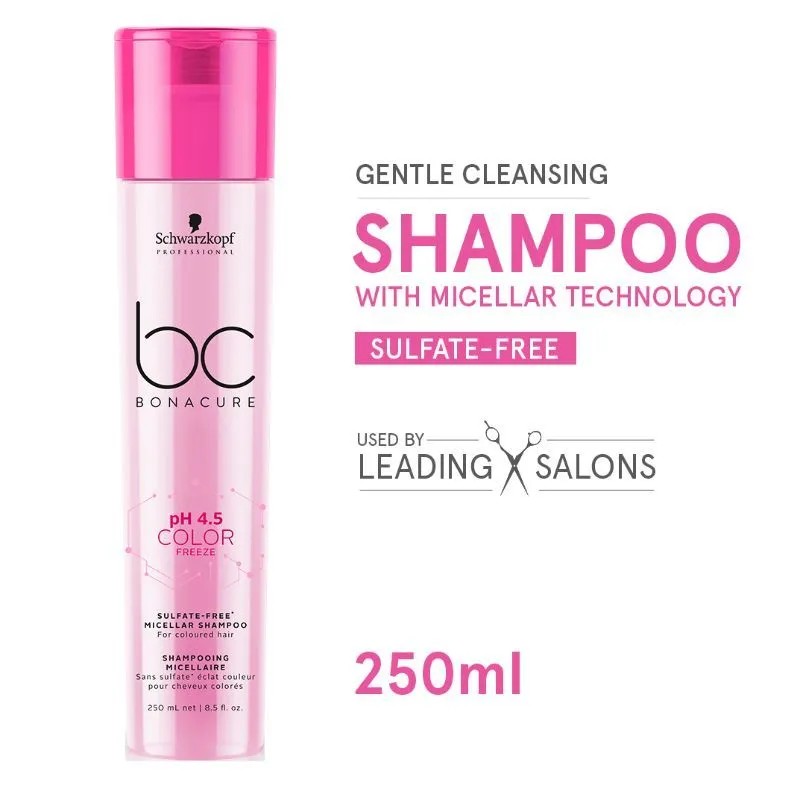 Schwarzkopf Professional Bonacure pH 4.5 Color Freeze Sulfate Free Micellar Shampoo