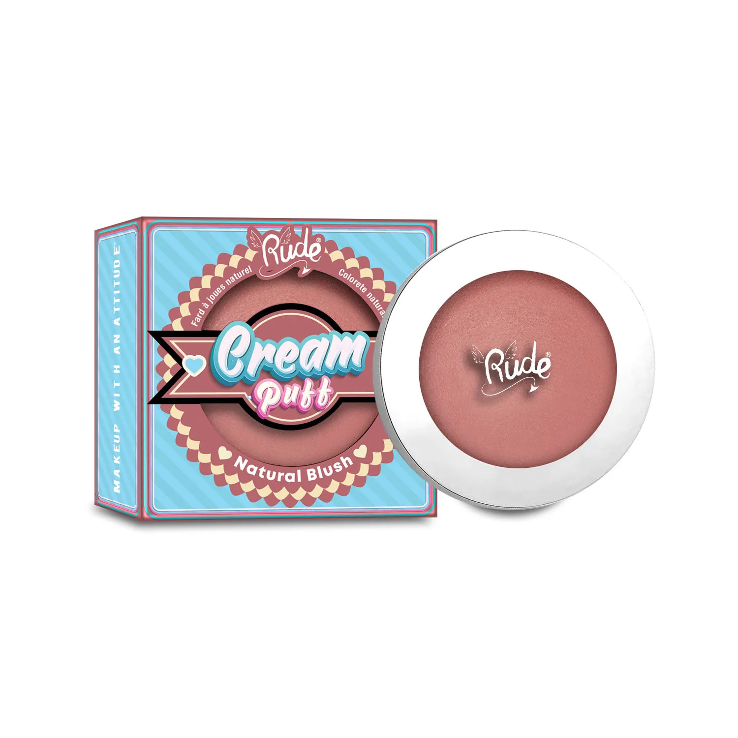 Rude Cosmetics Cream Puff Natural Blush