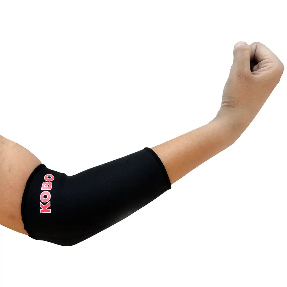 KOBO Neoprene Elbow Support (3630),  Black  Large