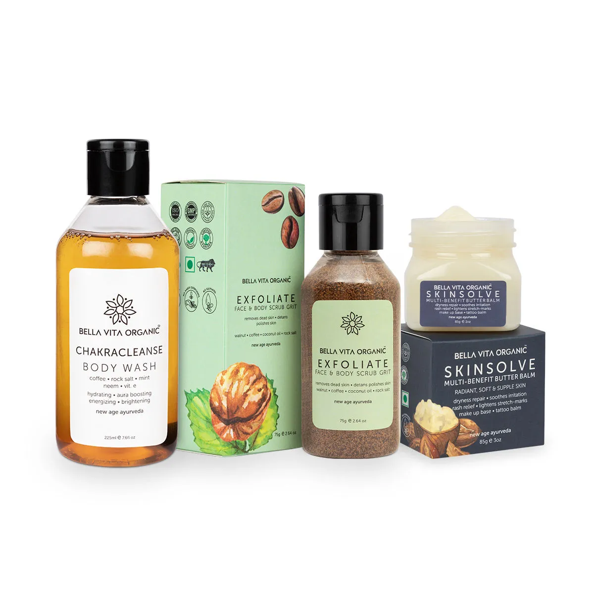 Bella Vita Organic Complete Body Care Combo For Nourishment