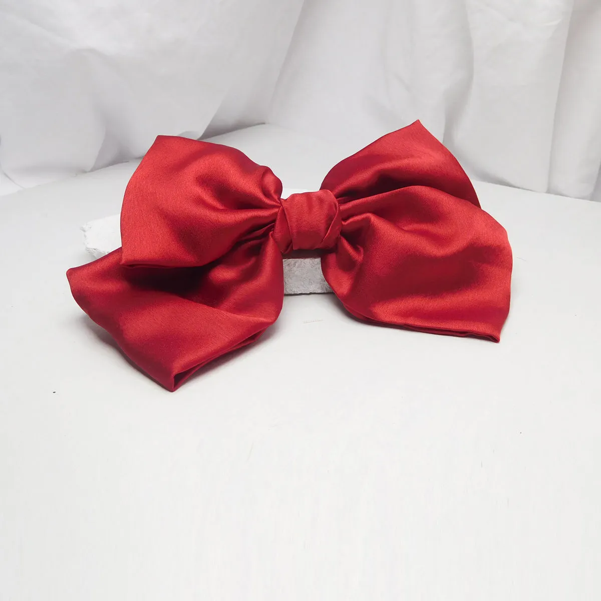 Soho Boho Studio Classic Aster Red Bow Barrette