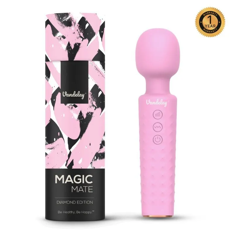 Vandelay Magic Mate Massager Diamond Edition - Pink