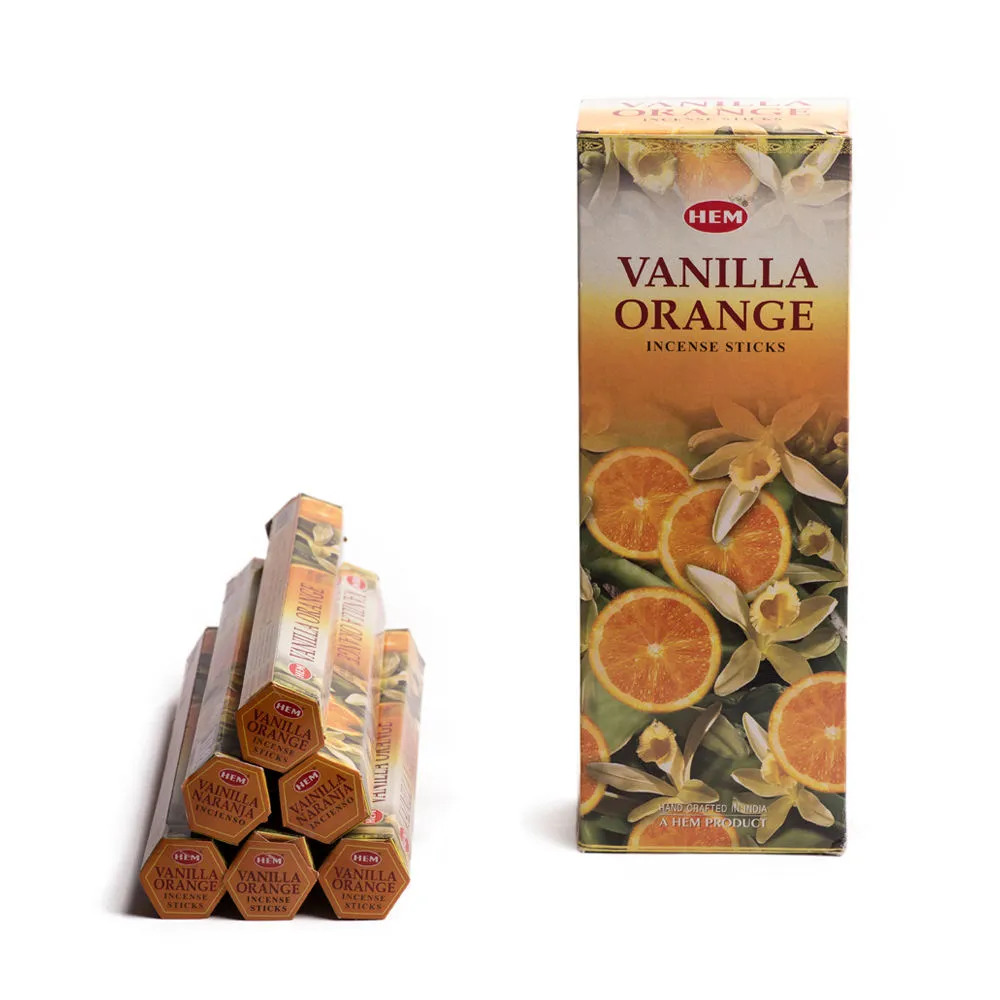 Hem Vanilla Orange Incense Sticks